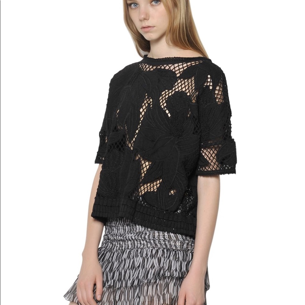 Isabel Marant Etoille Calice Crochet top - S
